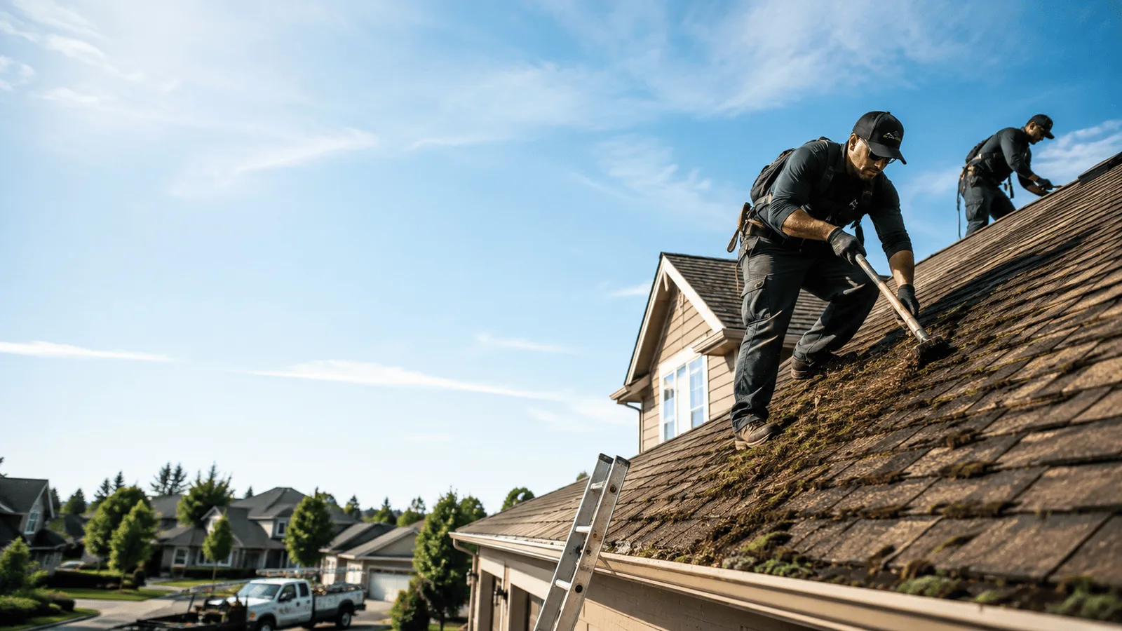 Roof Moss Removal in Clinton, UT near me